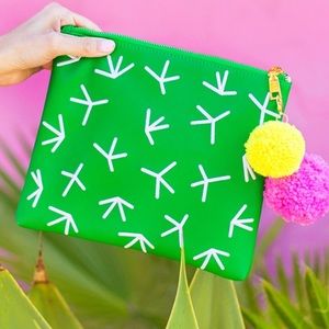 Studio DIY Cactus Clutch with Pom Keychain